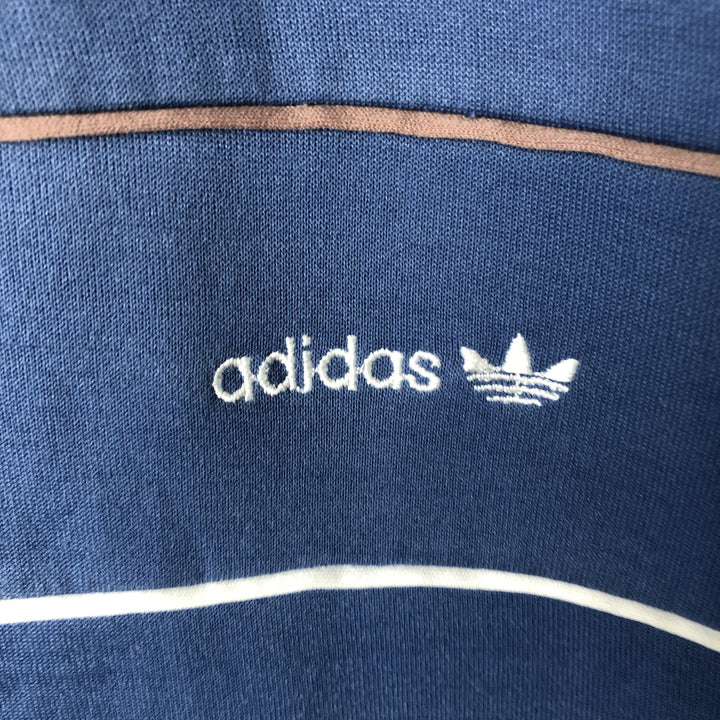 Vintage 70s-80'S Adidas track jacket, size M, men's unclear navy blue type Vintage Second Hand