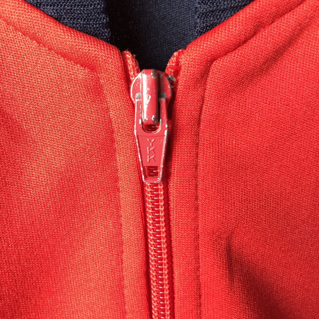 Vintage 70s-80'S Adidas track jacket, size S, men's polyester red type Vintage Second Hand