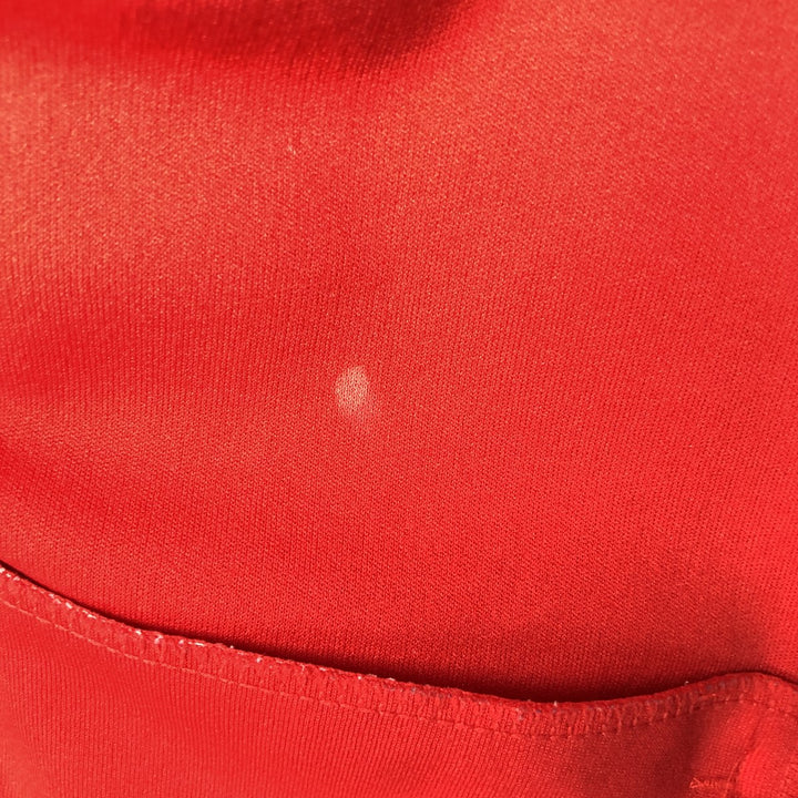 Vintage 70s-80'S Adidas track jacket, size S, men's polyester red type Vintage Second Hand