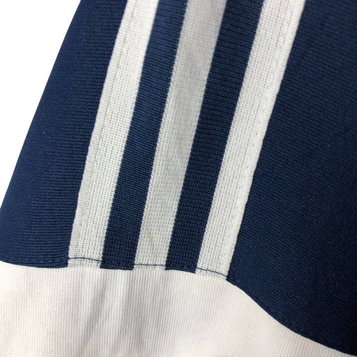 Vintage 80s-90'S Adidas track jacket, men's size XXL polyester navy blue type Vintage Second Hand