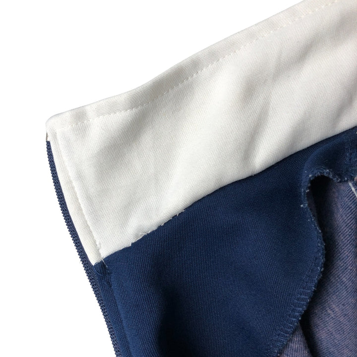 Vintage 80s-90'S Adidas track jacket, men's size XXL polyester navy blue type Vintage Second Hand