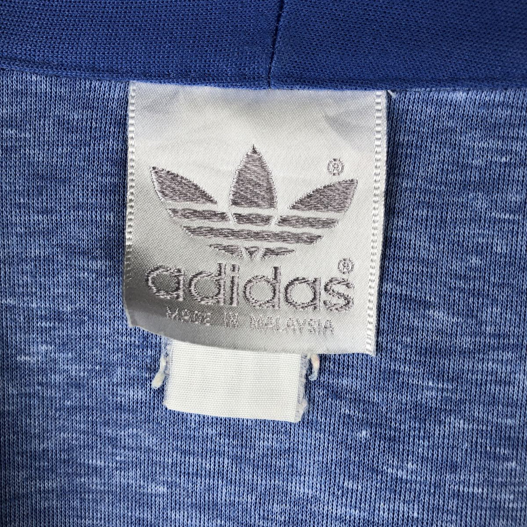 Vintage 1980'S adidas Trefoil logo track jacket, men's size small unclear Purple type blue-purple Vintage Second Hand
