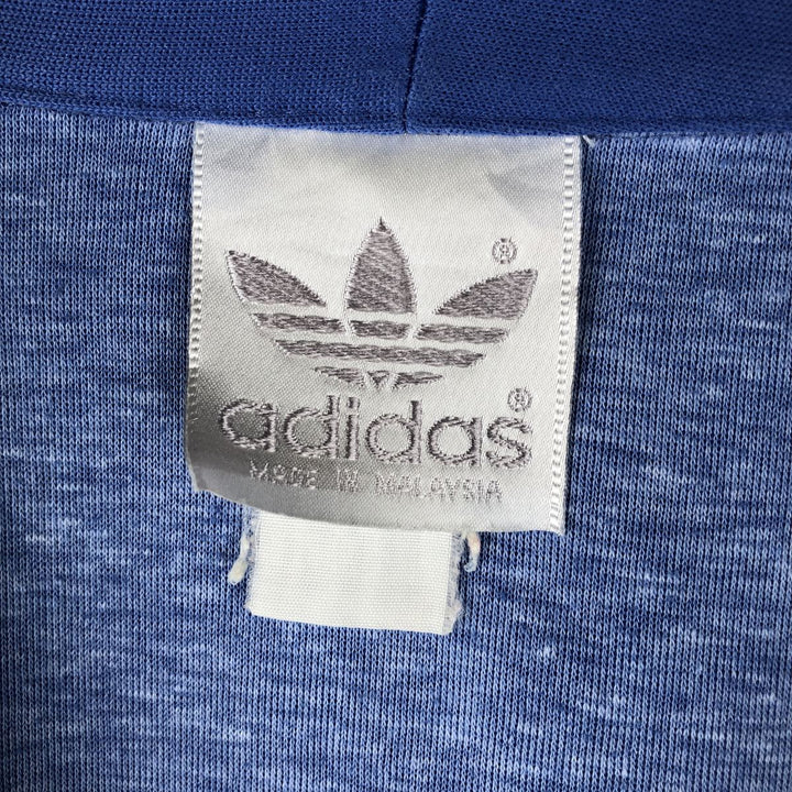Vintage 1980'S adidas Trefoil logo track jacket, men's size small unclear Purple type blue-purple Vintage Second Hand