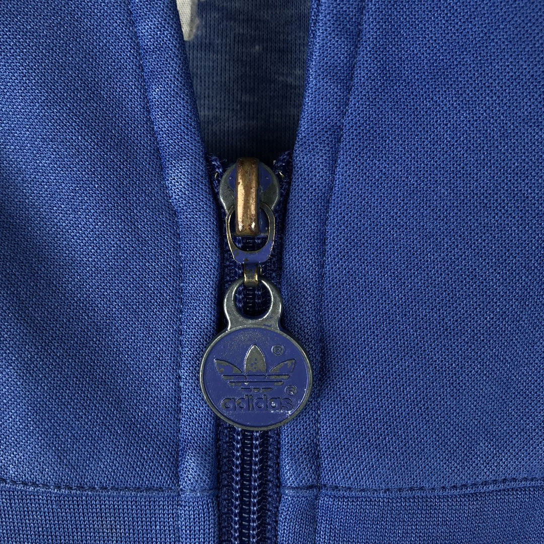 Vintage 1980'S adidas Trefoil logo track jacket, men's size small unclear Purple type blue-purple Vintage Second Hand