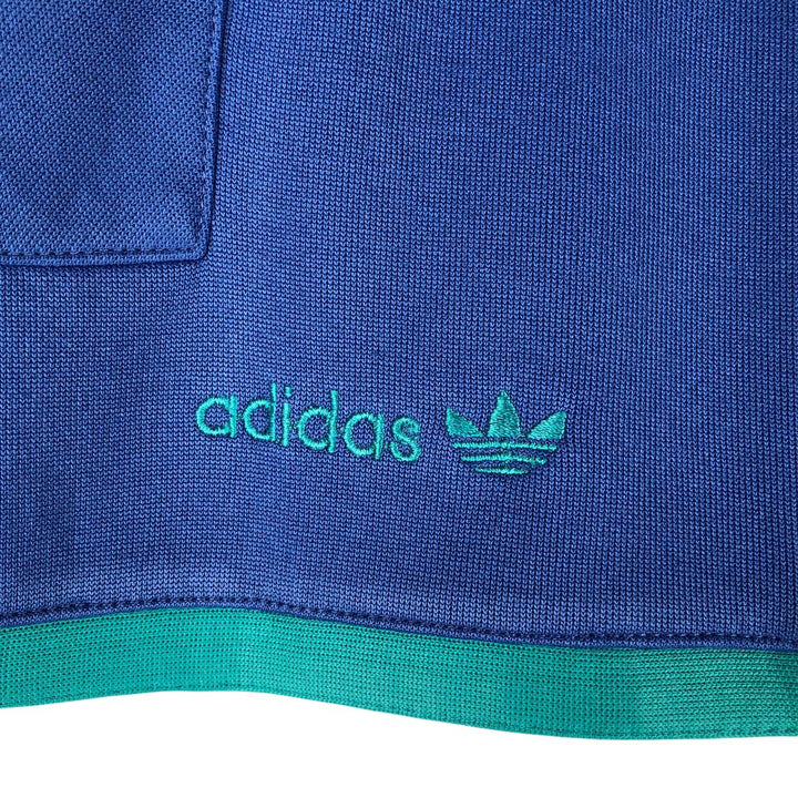 Vintage 1980'S adidas Trefoil logo track jacket, men's size small unclear Purple type blue-purple Vintage Second Hand