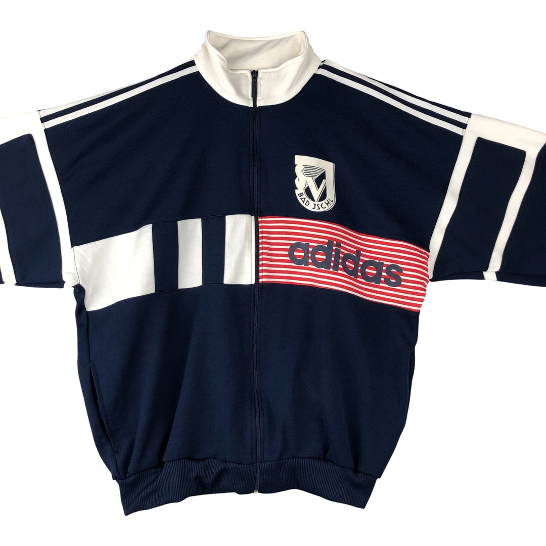 Vintage 80'S adidas track jacket, size M for men polyester navy blue type Vintage Second Hand