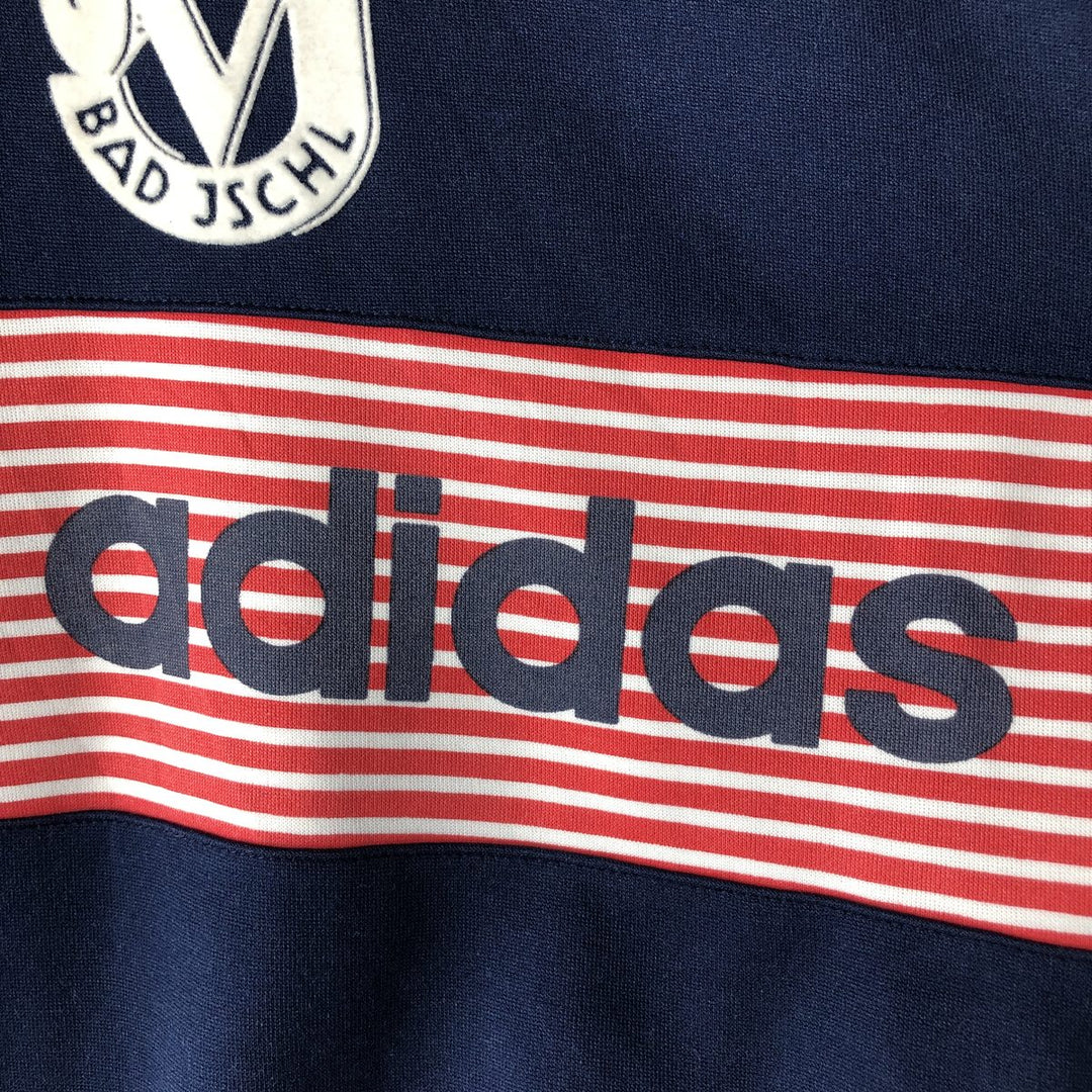 Vintage 80'S adidas track jacket, size M for men polyester navy blue type Vintage Second Hand