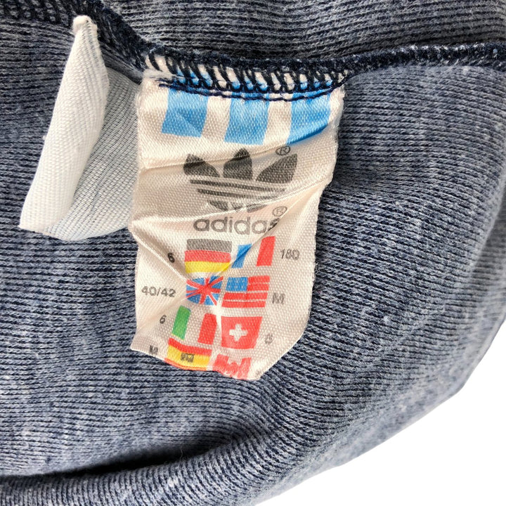 Vintage 1980'S adidas Trefoil logo track jacket, men's size M polyester navy blue type Vintage Second Hand