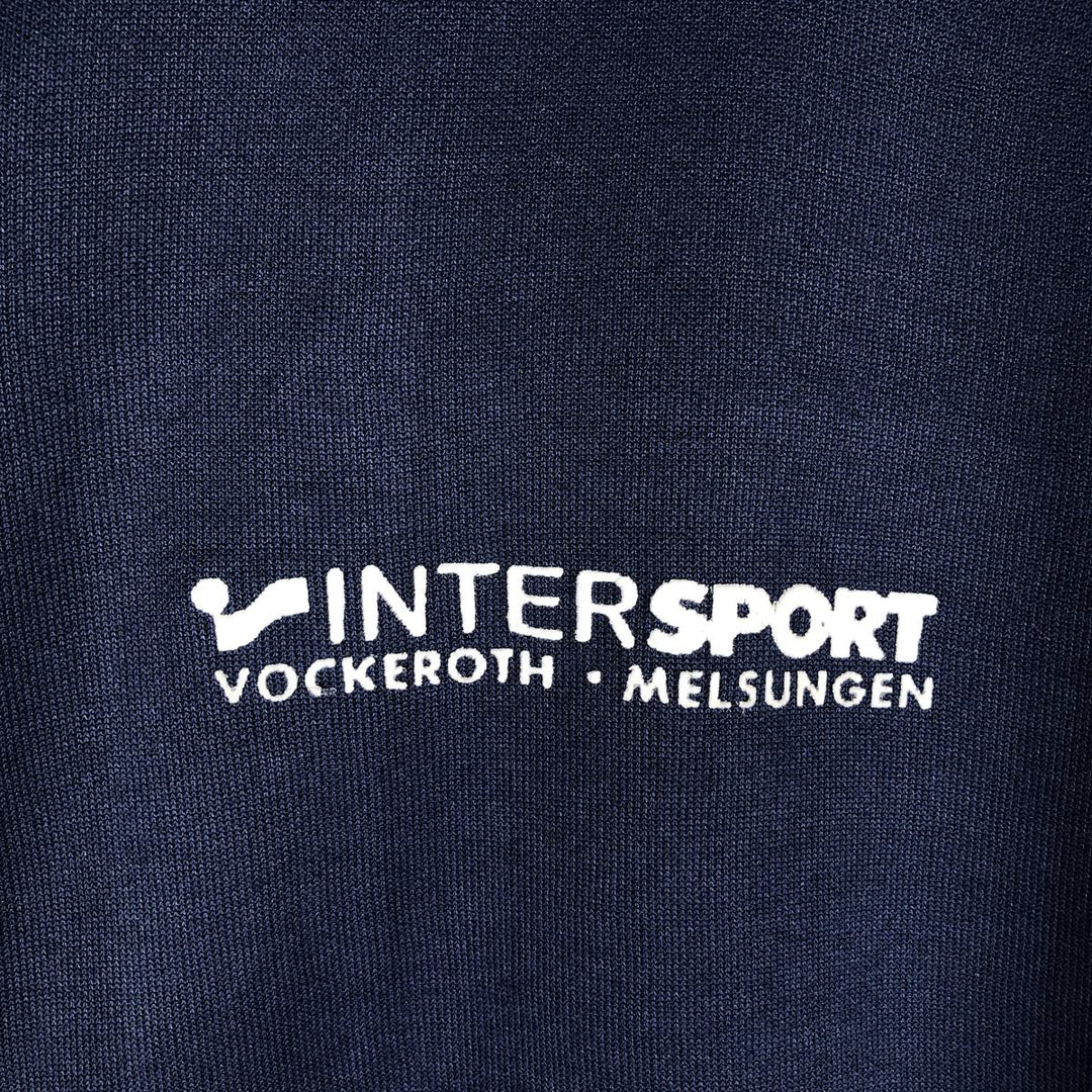 Vintage 1980'S adidas Trefoil logo track jacket, men's size M polyester navy blue type Vintage Second Hand