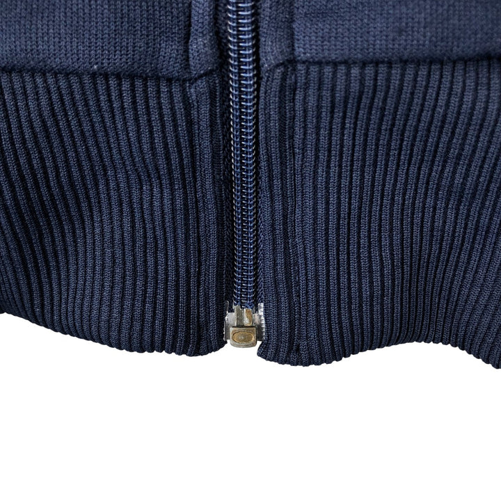 Vintage 1980'S adidas Trefoil logo track jacket, men's size M polyester navy blue type Vintage Second Hand