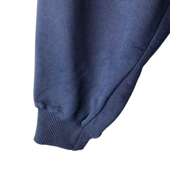 Vintage 1980'S adidas Trefoil logo track jacket, men's size M polyester navy blue type Vintage Second Hand