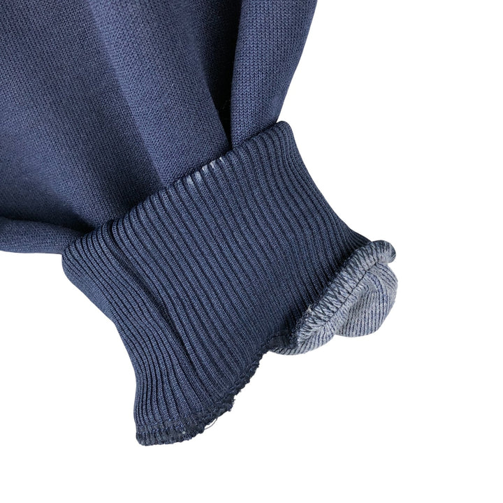 Vintage 1980'S adidas Trefoil logo track jacket, men's size M polyester navy blue type Vintage Second Hand