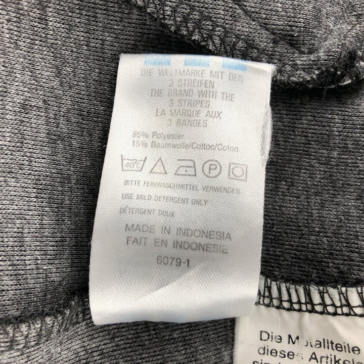 Vintage 80'S adidas track jacket, size M for men polyester black type Vintage Second Hand