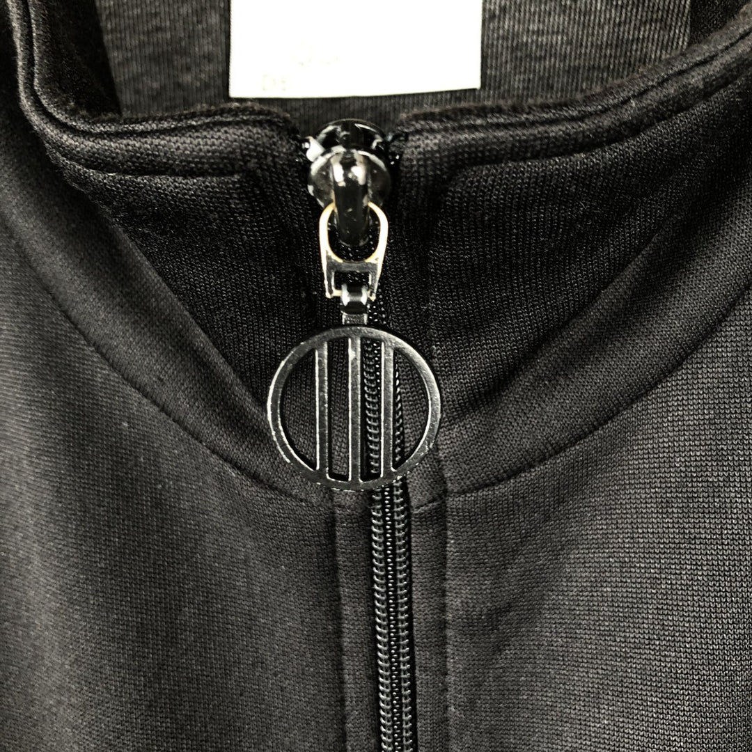 Vintage 80'S adidas track jacket, size M for men polyester black type Vintage Second Hand