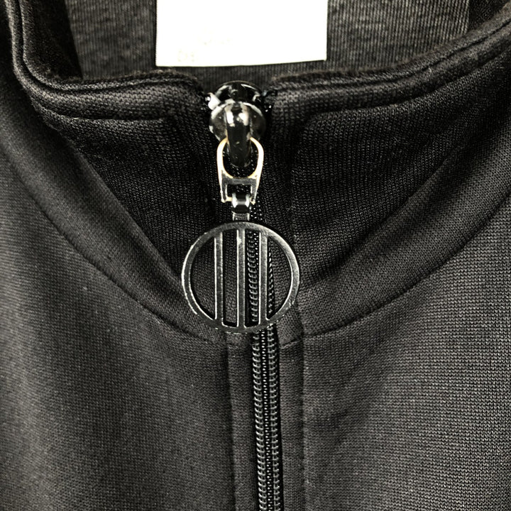 Vintage 80'S adidas track jacket, size M for men polyester black type Vintage Second Hand