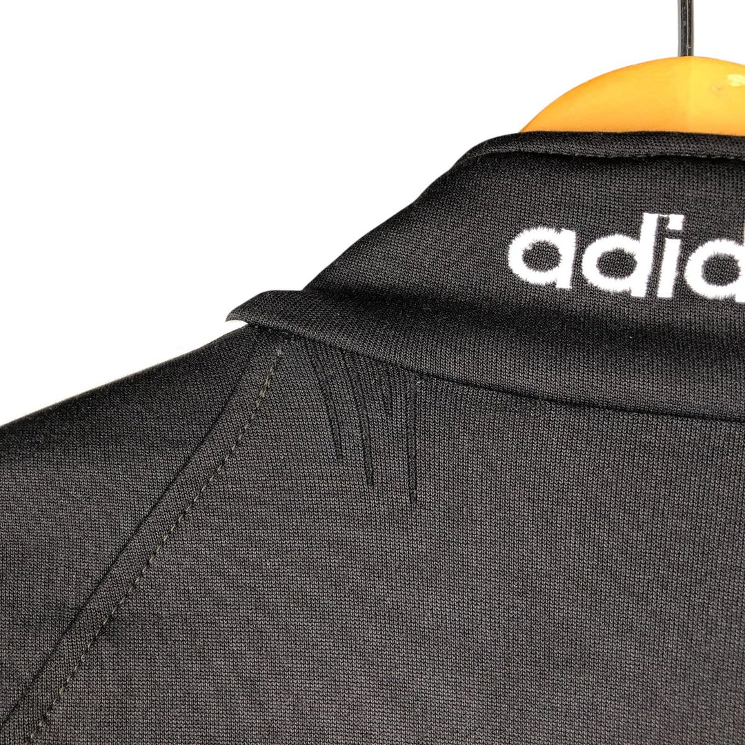 Vintage 80'S adidas track jacket, size M for men polyester black type Vintage Second Hand