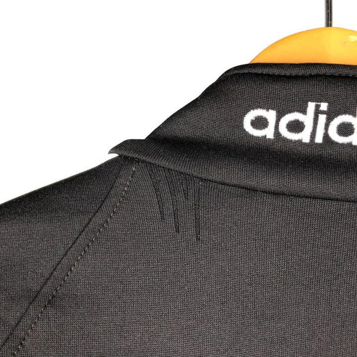 Vintage 80'S adidas track jacket, size M for men polyester black type Vintage Second Hand