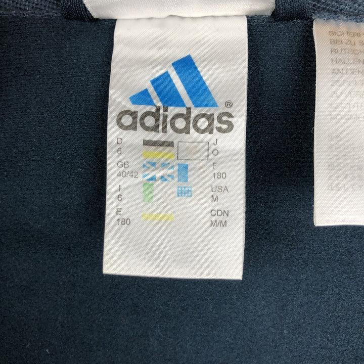 Vintage 2000'S Adidas track jacket, size M, men's polyester navy blue type Vintage Second Hand