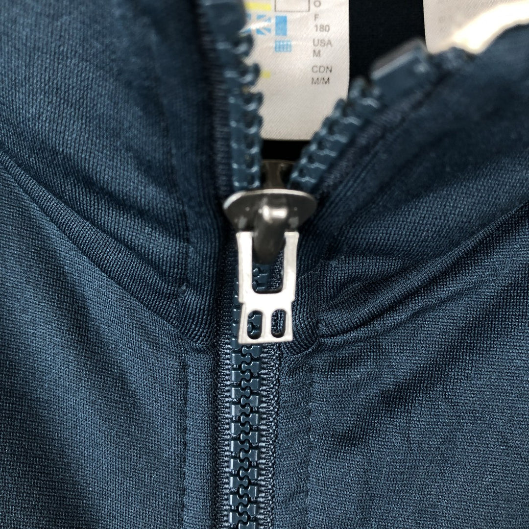 Vintage 2000'S Adidas track jacket, size M, men's polyester navy blue type Vintage Second Hand