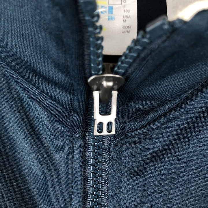 Vintage 2000'S Adidas track jacket, size M, men's polyester navy blue type Vintage Second Hand