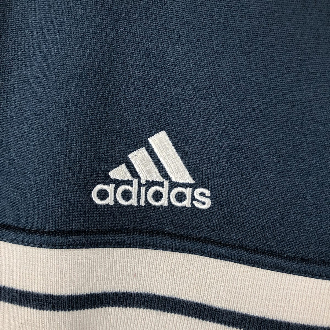 Vintage 2000'S Adidas track jacket, size M, men's polyester navy blue type Vintage Second Hand