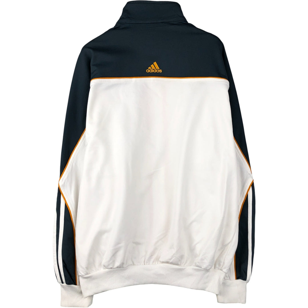 90'S Adidas Jersey Track Jacket Men's M Vintage polyester white type Vintage Second Hand