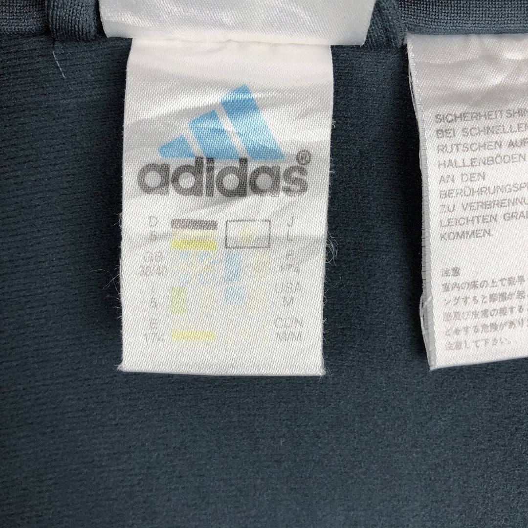 90'S Adidas Jersey Track Jacket Men's M Vintage polyester white type Vintage Second Hand