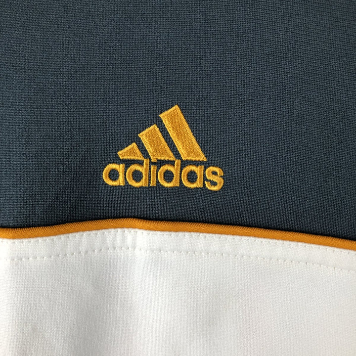 90'S Adidas Jersey Track Jacket Men's M Vintage polyester white type Vintage Second Hand