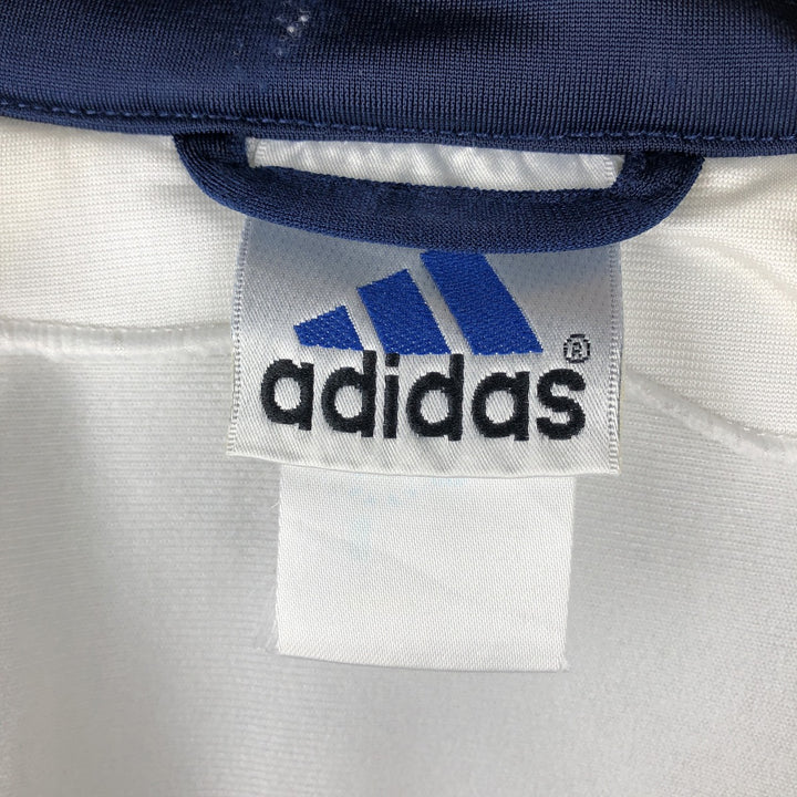 90s-00'S Adidas Back Logo 2-Way Jersey Track Jacket, Men's Size Small polyester white type Vintage Second Hand
