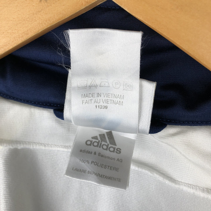 90s-00'S Adidas Back Logo 2-Way Jersey Track Jacket, Men's Size Small polyester white type Vintage Second Hand