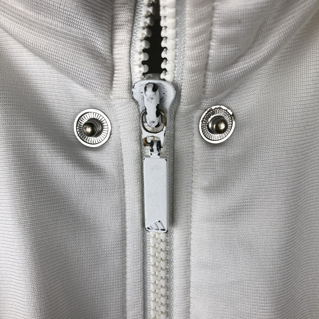 90s-00'S Adidas Back Logo 2-Way Jersey Track Jacket, Men's Size Small polyester white type Vintage Second Hand