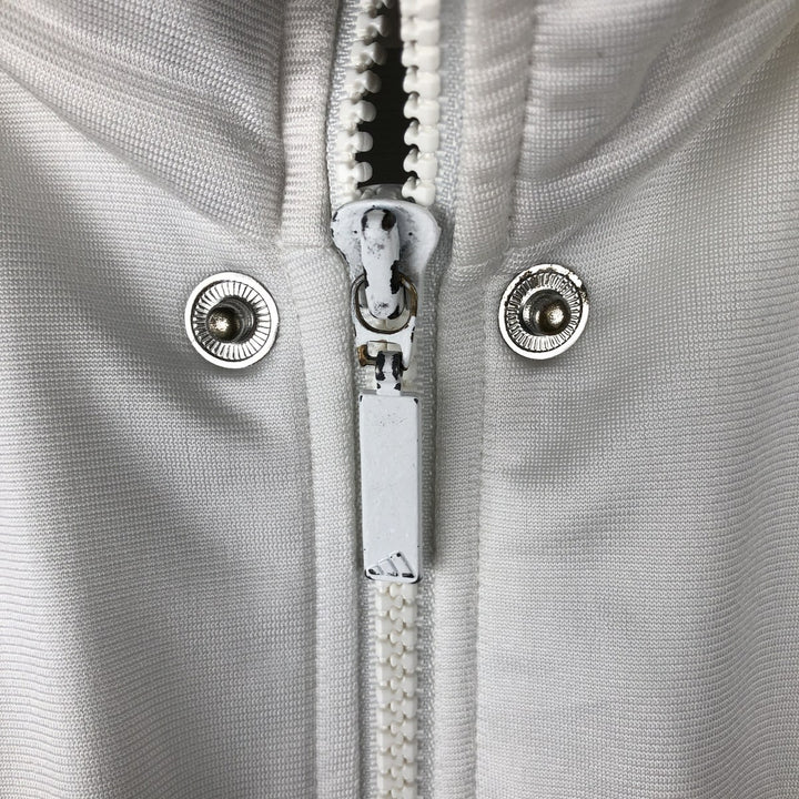 90s-00'S Adidas Back Logo 2-Way Jersey Track Jacket, Men's Size Small polyester white type Vintage Second Hand