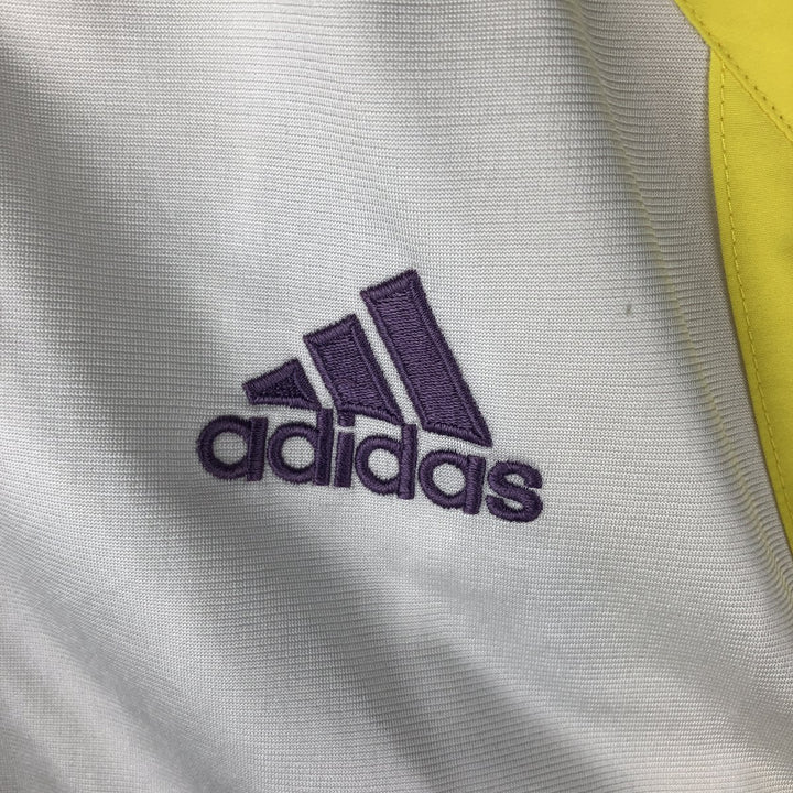 90s-00'S Adidas Back Logo 2-Way Jersey Track Jacket, Men's Size Small polyester white type Vintage Second Hand