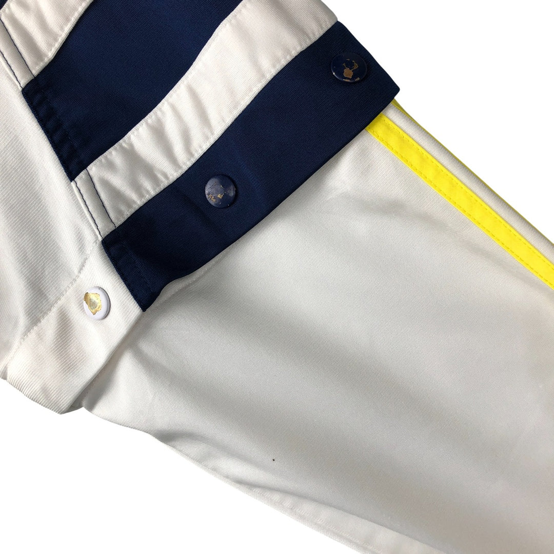 90s-00'S Adidas Back Logo 2-Way Jersey Track Jacket, Men's Size Small polyester white type Vintage Second Hand