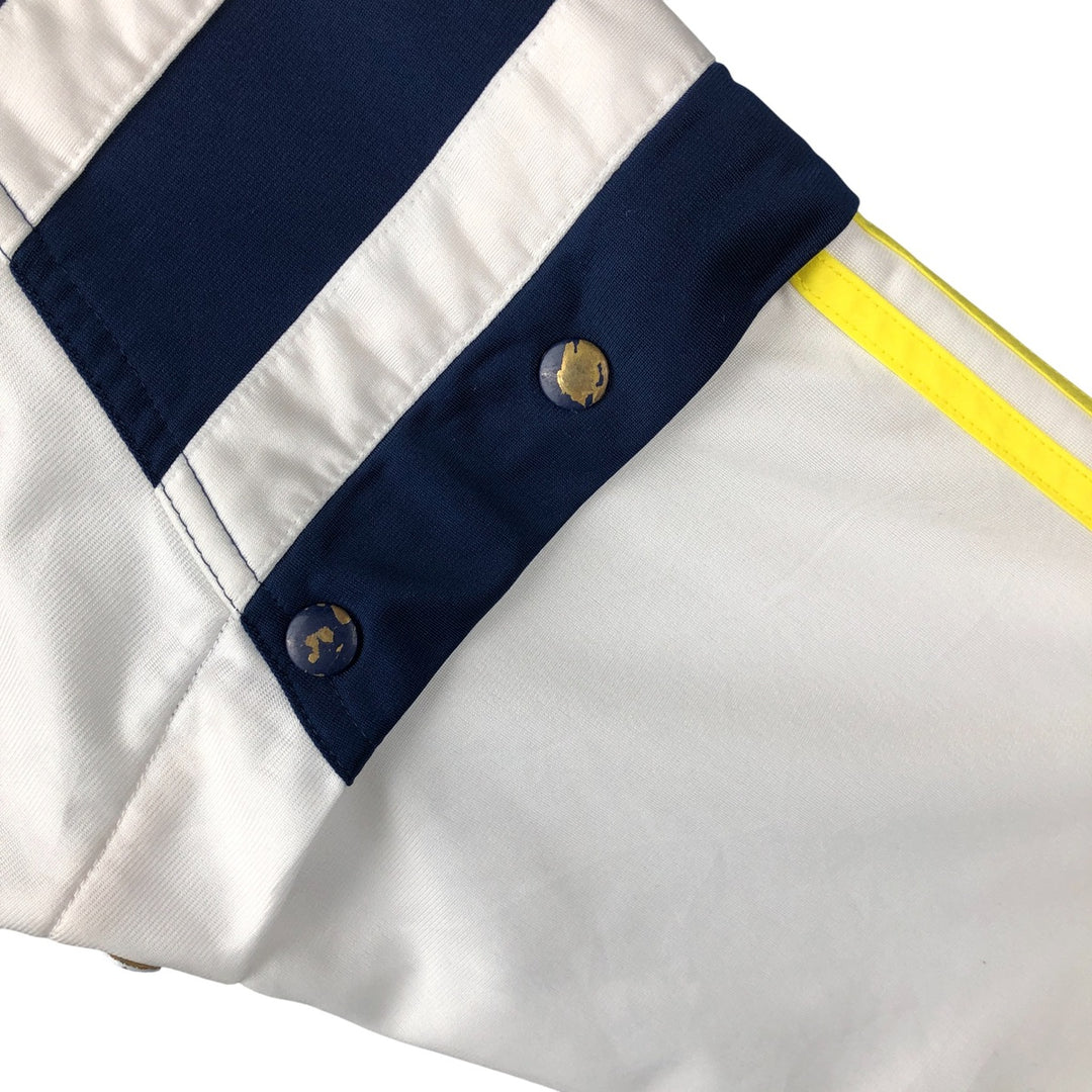 90s-00'S Adidas Back Logo 2-Way Jersey Track Jacket, Men's Size Small polyester white type Vintage Second Hand