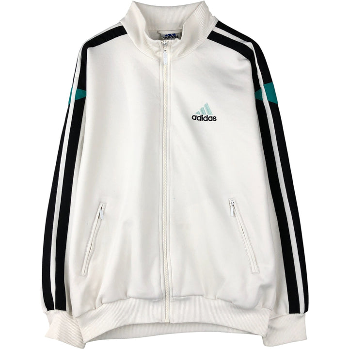 Vintage 90s-00'S Adidas track jacket, size S, men's polyester white type Vintage Second Hand