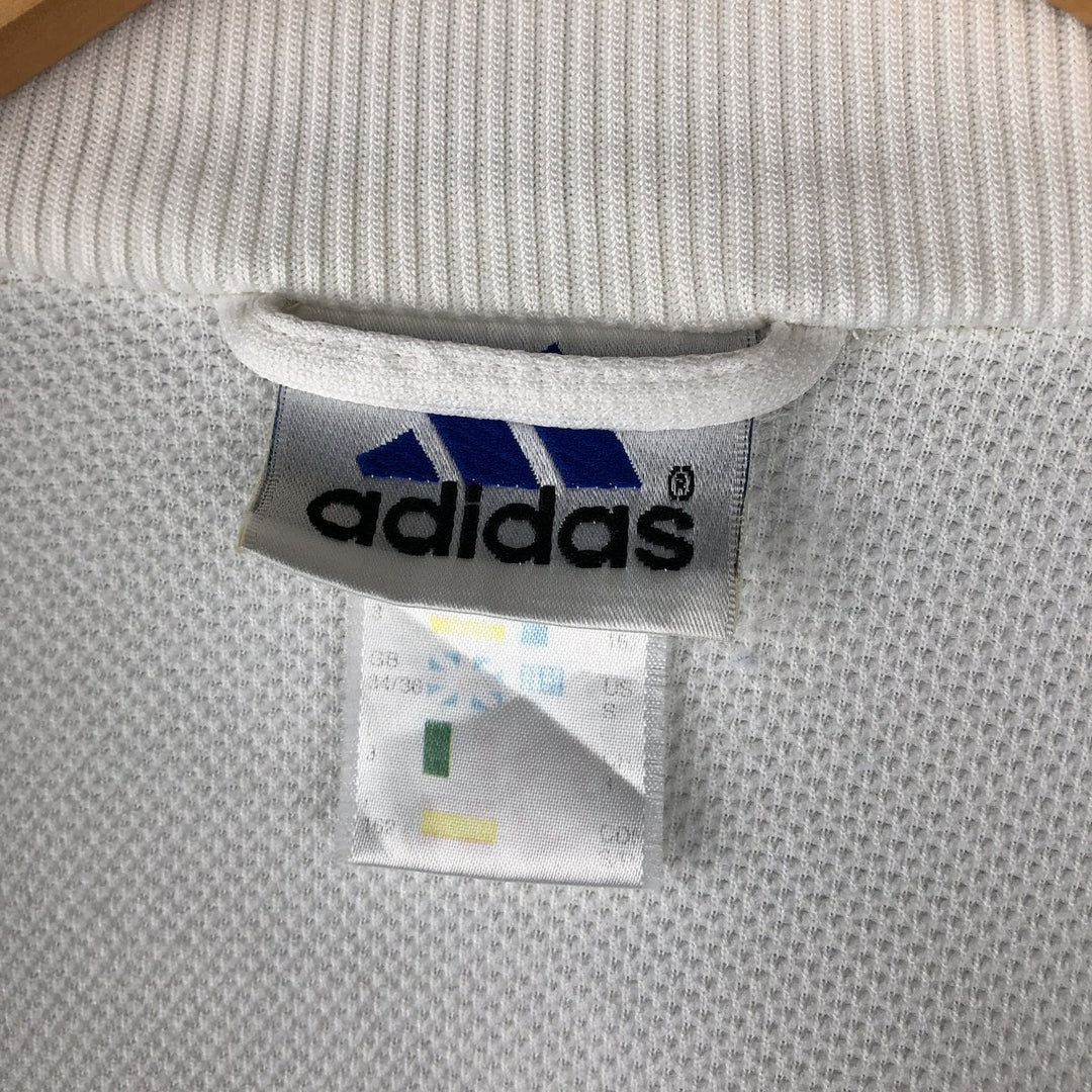 Vintage 90s-00'S Adidas track jacket, size S, men's polyester white type Vintage Second Hand