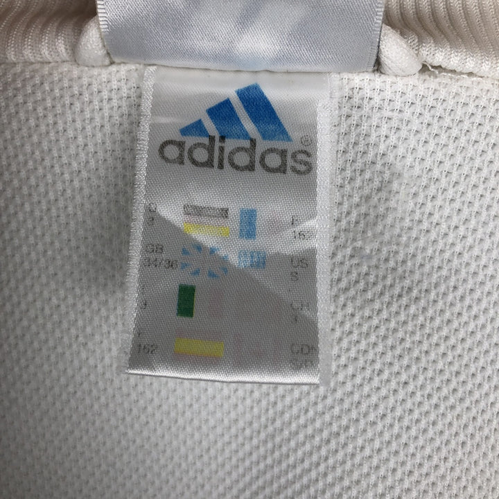 Vintage 90s-00'S Adidas track jacket, size S, men's polyester white type Vintage Second Hand