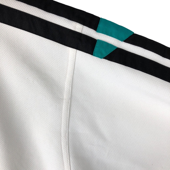Vintage 90s-00'S Adidas track jacket, size S, men's polyester white type Vintage Second Hand