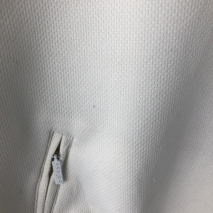 Vintage 90s-00'S Adidas track jacket, size S, men's polyester white type Vintage Second Hand