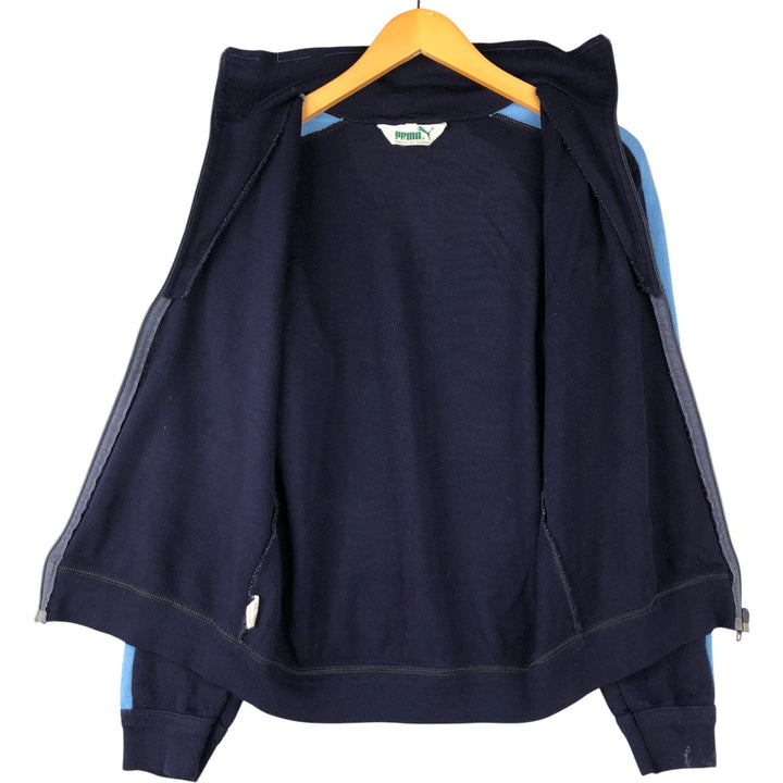 Vintage 80'S Puma sweatshirt, Made in Italy, Men's Size Small poly acrylic navy blue type Vintage Second Hand