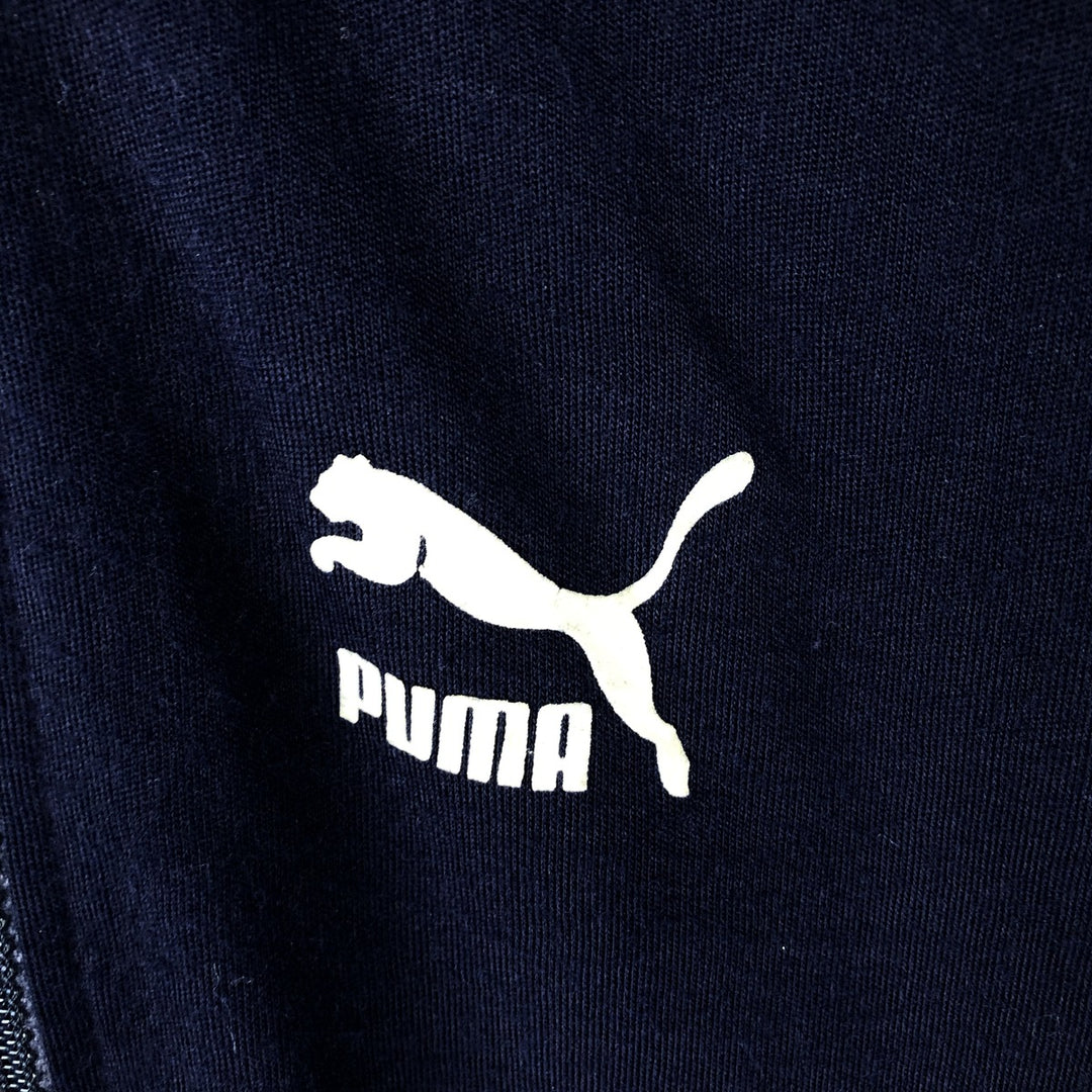 Vintage 80'S Puma sweatshirt, Made in Italy, Men's Size Small poly acrylic navy blue type Vintage Second Hand