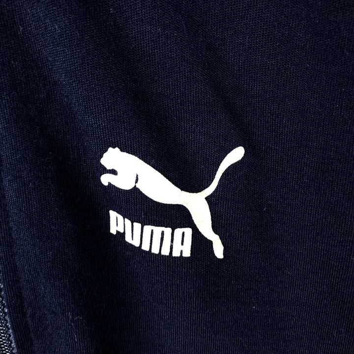 Vintage 80'S Puma sweatshirt, Made in Italy, Men's Size Small poly acrylic navy blue type Vintage Second Hand