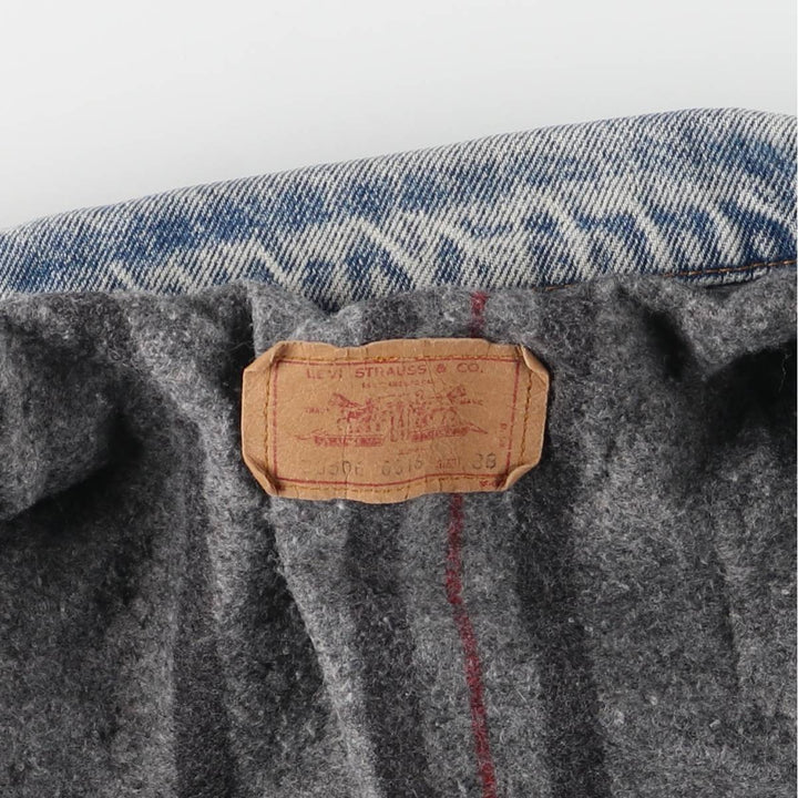 Vintage Levi's denim jacket, made in the USA, size S, men's. unclear blue type Vintage Second Hand