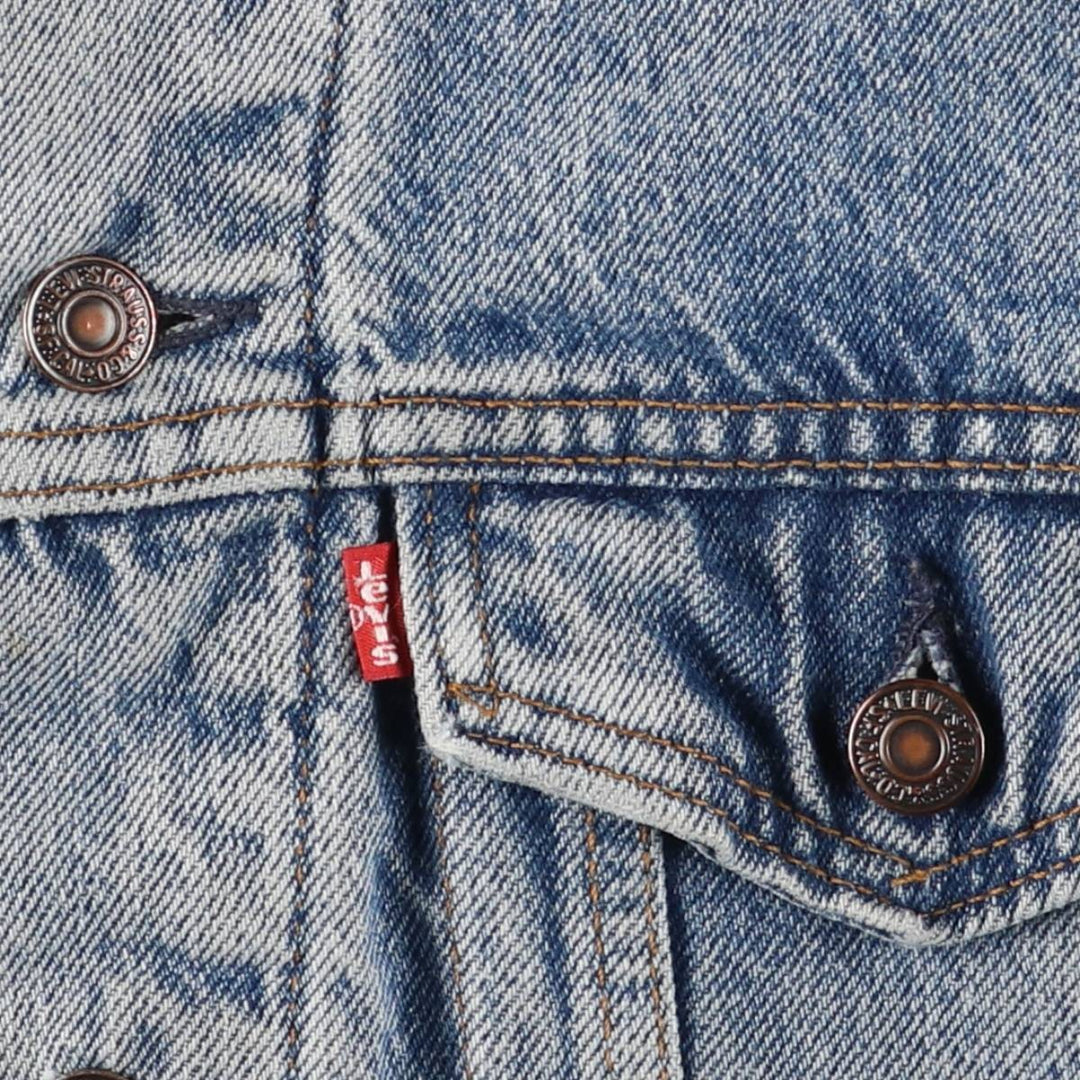 Vintage Levi's denim jacket, made in the USA, size S, men's. unclear blue type Vintage Second Hand