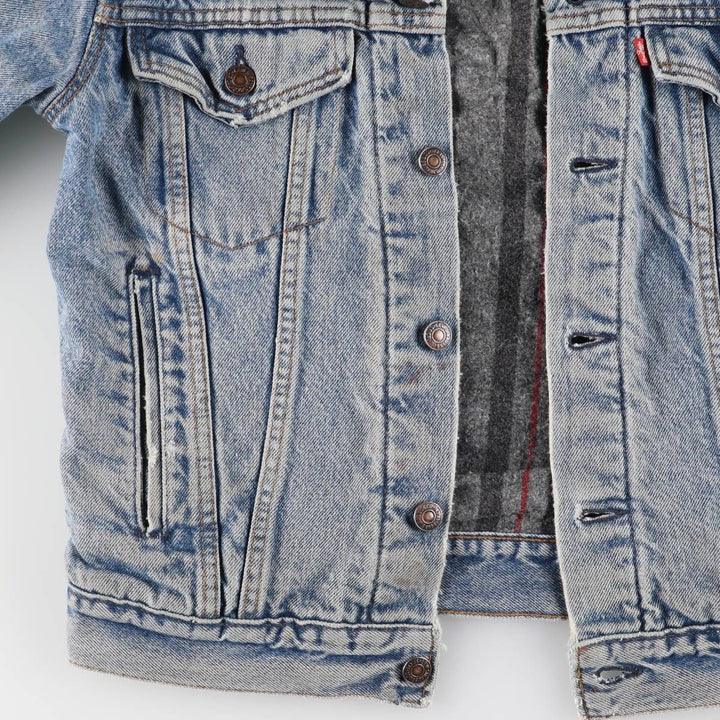 Vintage Levi's denim jacket, made in the USA, size S, men's. unclear blue type Vintage Second Hand