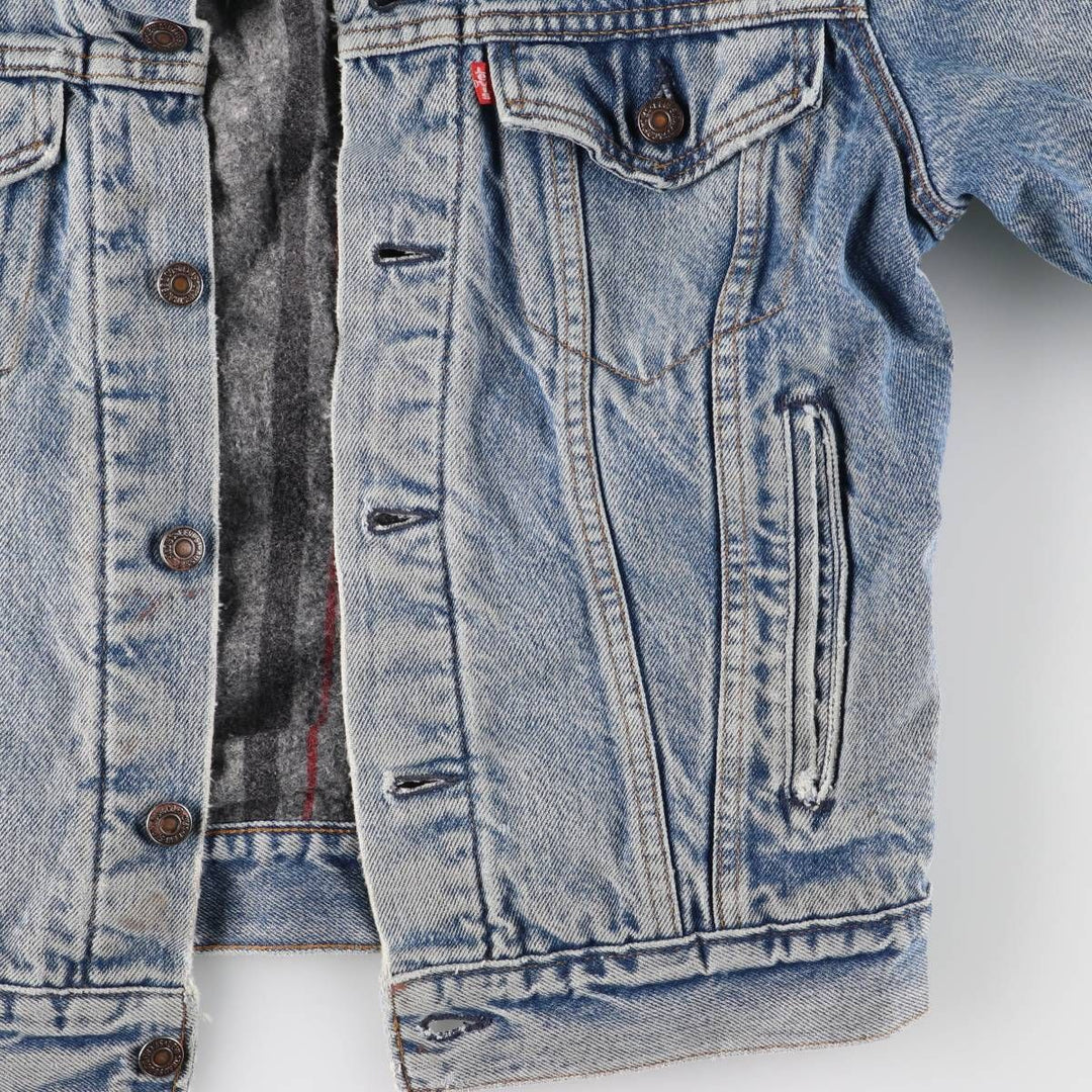 Vintage Levi's denim jacket, made in the USA, size S, men's. unclear blue type Vintage Second Hand
