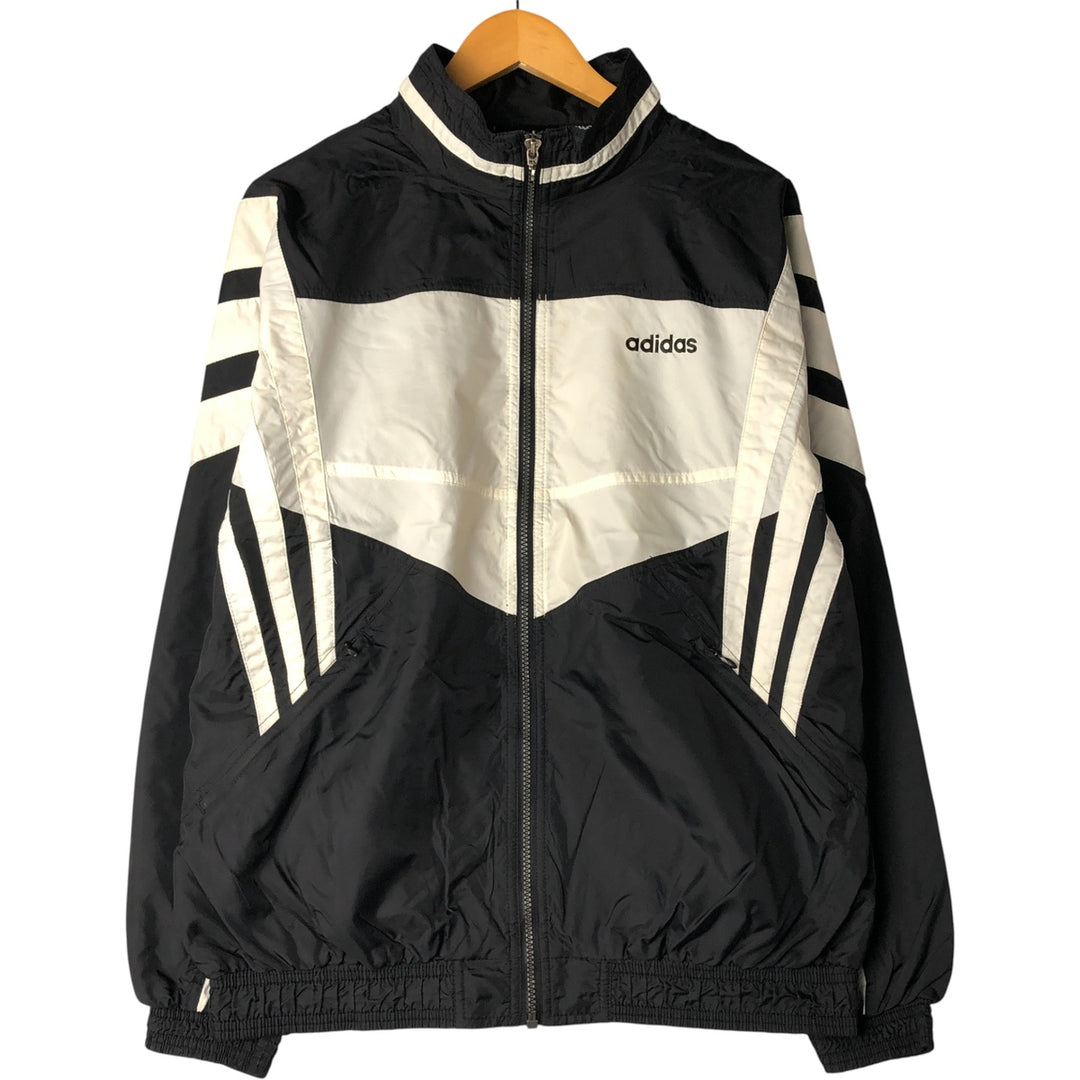 Vintage 80s-90'S Adidas nylon jacket, men's size M Nylon black type Vintage Second Hand