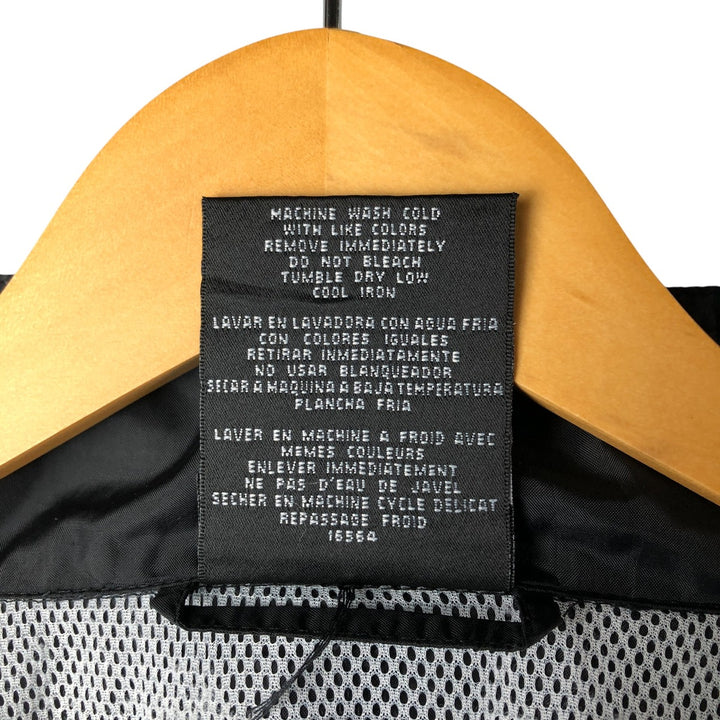Vintage 80s-90'S Adidas nylon jacket, men's size M Nylon black type Vintage Second Hand