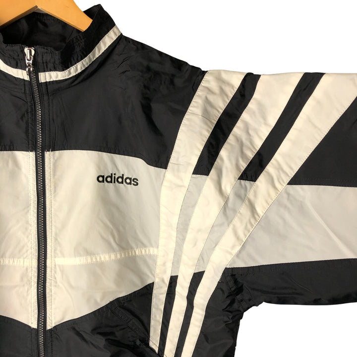 Vintage 80s-90'S Adidas nylon jacket, men's size M Nylon black type Vintage Second Hand
